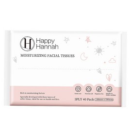 Happy Hannah Moisturizing Facial Tissues 40 Pack