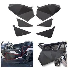 ECOTRIC Lower Half Door Panel Inserts Compatible with 2014-2023 Polaris RZR XP S 1000/ S 900/ XP 1000/ XP 900/ XP Turbo S (2-Door) W/Triangle Side Doors Aluminium