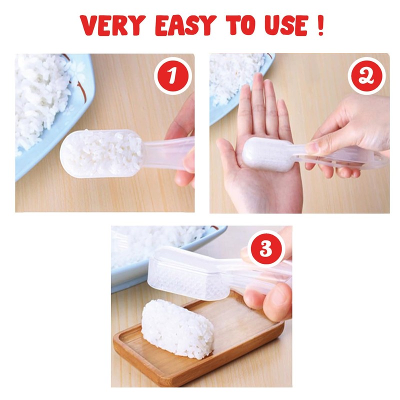 Takonashi® Sushi Maker - 2 Sushi Molds for Perfect Sushi