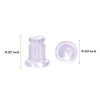 Rubber Earring Backs Soft Clear Earring Backings for Studs Hypoallergenic