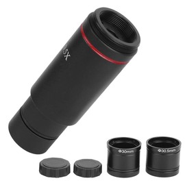 0.5X C‑Mount Microscope Camera Adapter for AmScope - Wide Field of View - Durable ABS