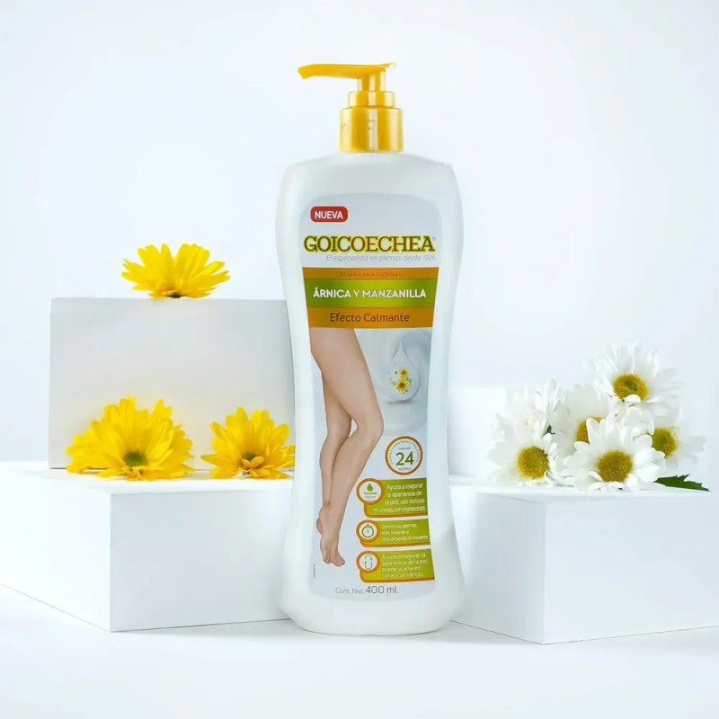 Crema Goicoechea Para Piernas Con Árnica Y Manzanilla 400 Ml