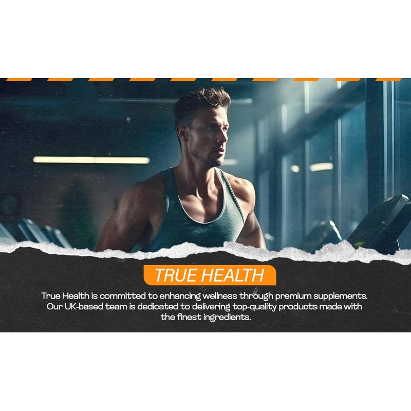 True Health Creatine Monohydrate Gummies, Orange Flavour, 60 Gummies, 2,500mg