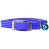 OmniPet Kool Kat Elastic Cat Safety Collar with Bell, Black,