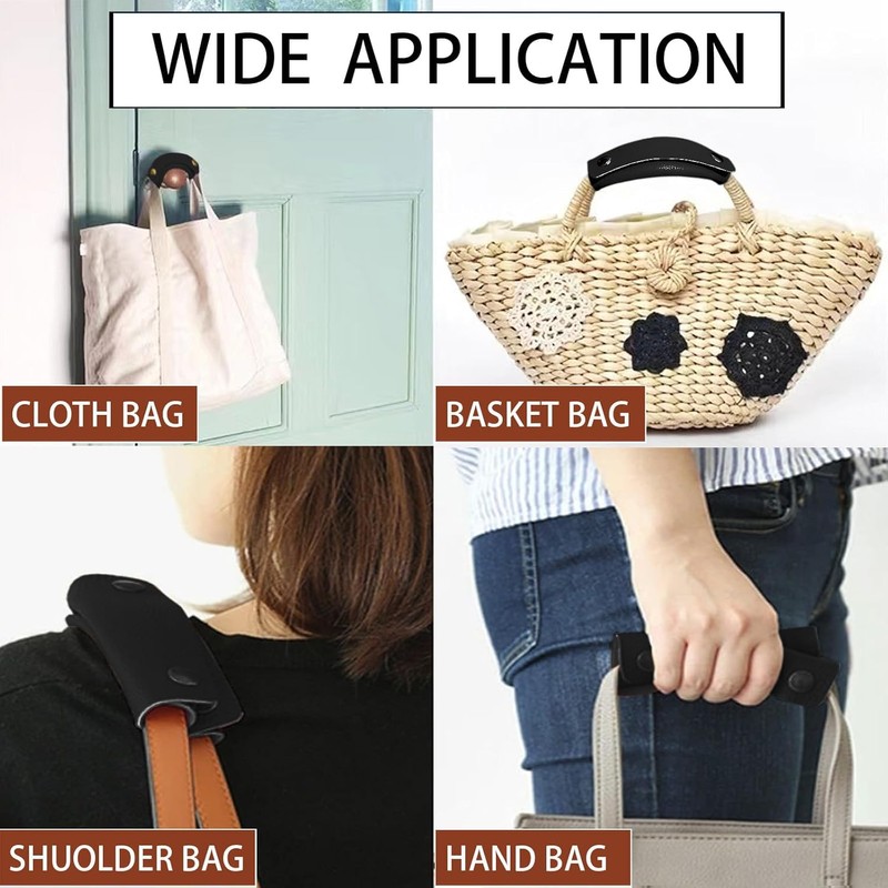 PU Leather Luggage Handle Wraps, Travel Bag Handle Cover, Wallet