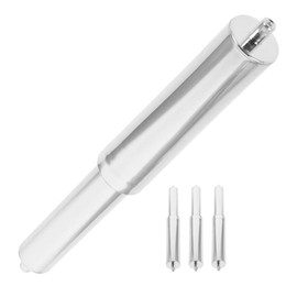 Operitacx 4 Stück Zubehör für Papierhandtuchhalter Toilettenpapier-Wandhalterung Ersatzstange für Toilettenpapierhalter Papierhandtuchhalter Arbeitsplatte verstellbare Nudelhölzer pp Silber