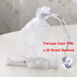 Rainbow Guardian Angel Crystal Suncatcher as Home/Car Decoration & Porch Decor & Hangings Crystal Glass Ornament (Clear)