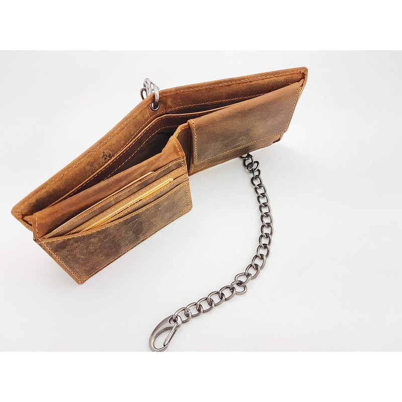 Gasoline Bandit Vintage Biker Wallet Small Original Genuine Leather with