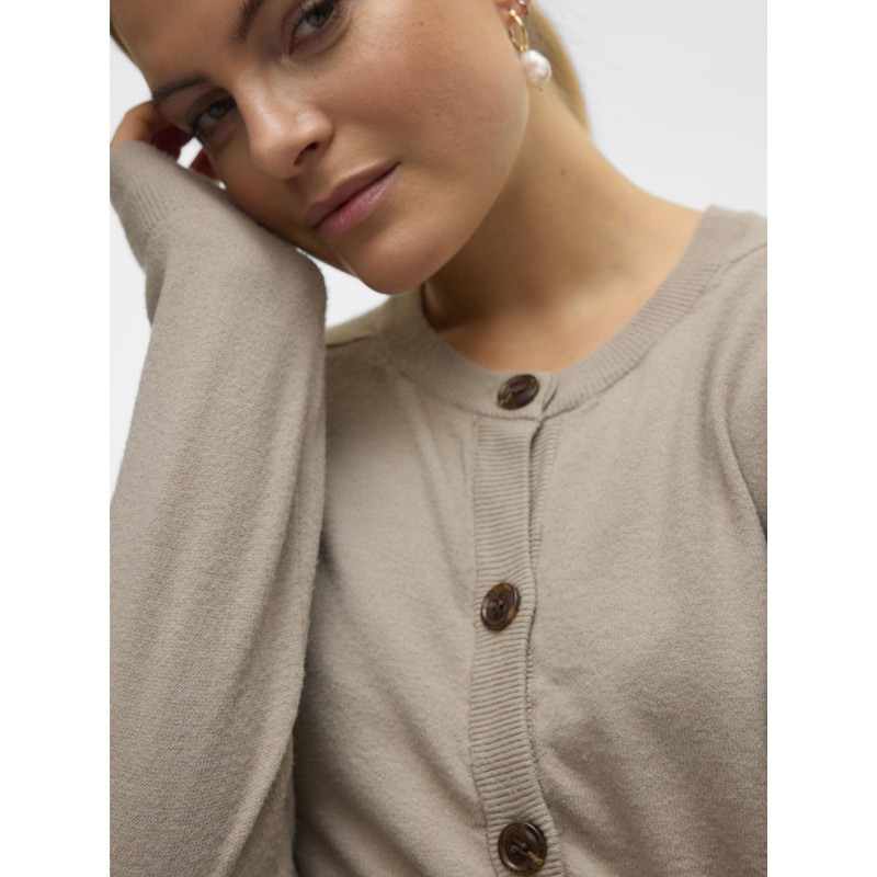 VERO MODA Female VMFANTASTIC Cardigan, Moon Rock
