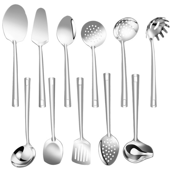 Kitchen Utensil Set 11 Pcs Stainless Steel Cooking Utensils Set