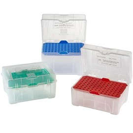 Empty Racks for 1000ul Diamond PosiStop LTS Compatible Pipette Tips, Blue Tray, Box/6