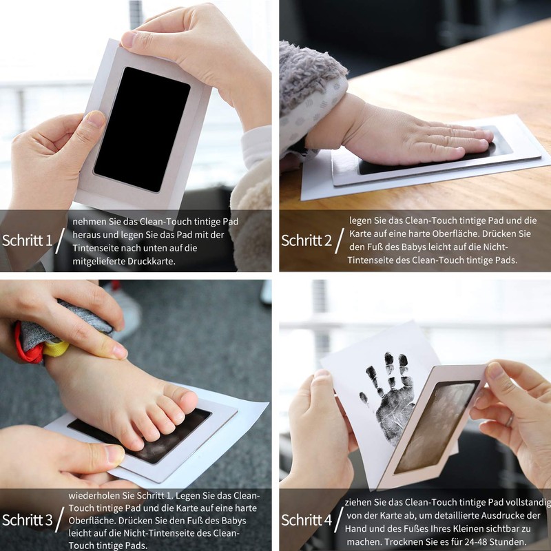 Norjews Baby Hand-Print and Foot-Print Photo Album
