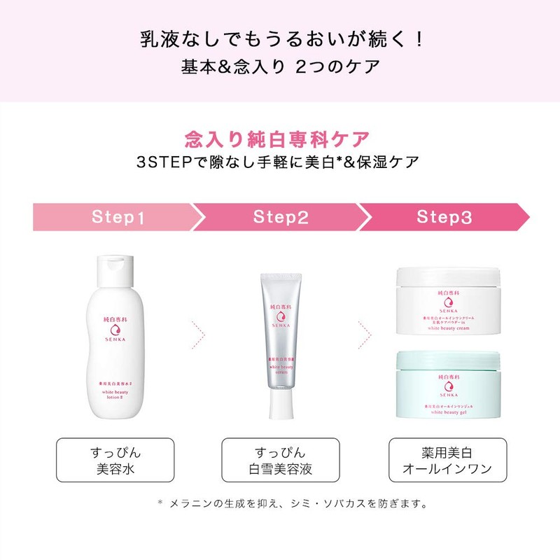 Junpaku Senka White Beauty Lotion II, Face Lotion, Non-Medicinal Product