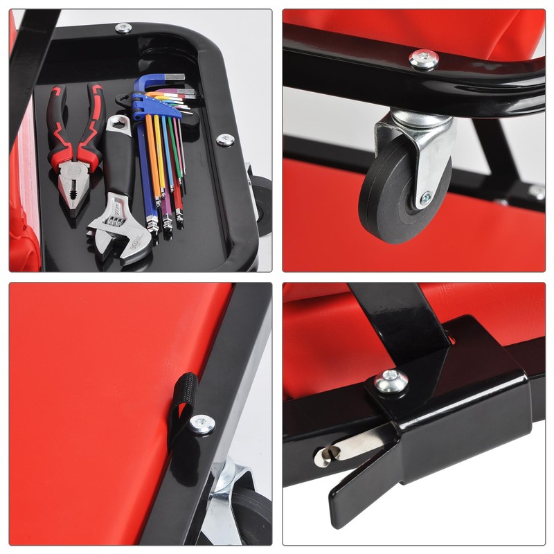 WINMAX TOOLS AUTOMOTIVE 48" 2 in 1 Folding Rolling Garage