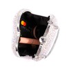 Naimo Womens Heart Bag Rhinestone Evening Bag Handbag Purse for