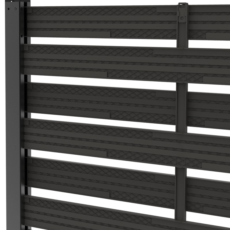 Multy Industries Multy Home 4’ Dash Outdoor Divider/Screen, Gray (MT1005841CM)