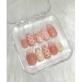 Cozy Love Handmade Nail Tips - Short Coffin / 코지러브 수제네일팁 - 숏코핀