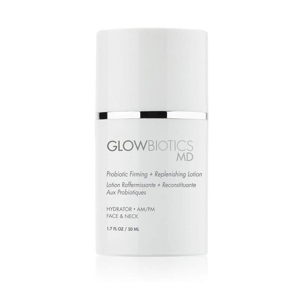 Glowbiotics MD Probiotic Firming + Replenishing Lotion Stimulate Collagen Production and Hydrate For Dry and Normal Skin Types, 1.7 Fl Oz