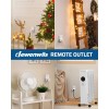 DEWENWILS Remote Control Outlet, Indoor Remote Outlet with 2 Remotes,15A/18