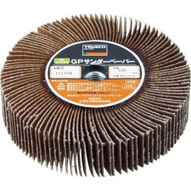TRUSCO GPSP10025-400 GP Thunder Paper, Screw-in Type, Φ3.9 inches (100 mm), Pack of 5, 400#
