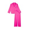 Victoria's Secret Satin Long Pajama Set, Silk Pajamas, PJ Set