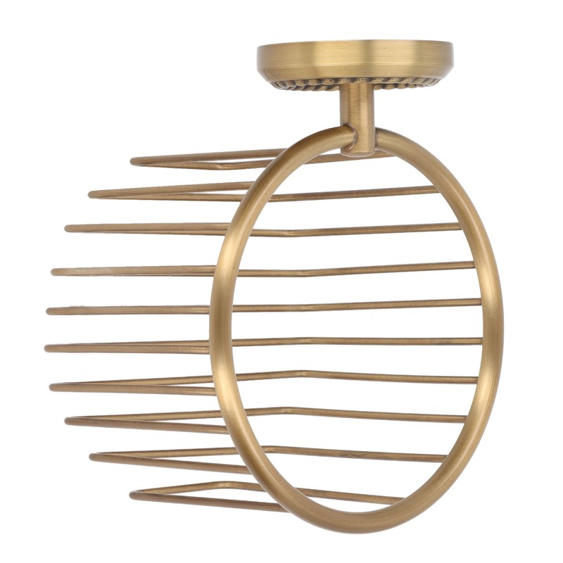 Hollow Out Toilet Paper Holder Antique Rust Proof Wall Mounted