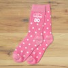 D Design Invent Print! 80th Birthday Gift Pattern Socks Women's