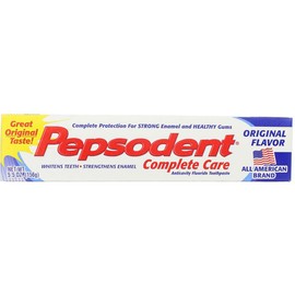 Pepsodent Complete Care Anticavity Fluoride Toothpaste Original Flavor - 6 oz, Pack of 5