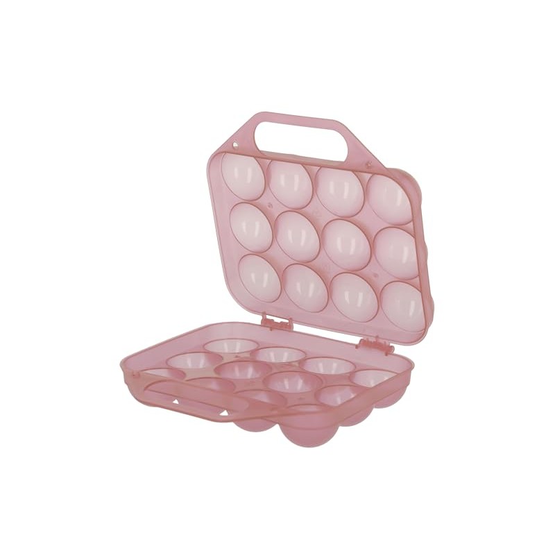 Kerbl Hobbyfarming Plastic Egg Storage for 12 Eggs - Rose