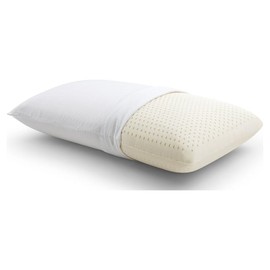 Beautyrest Latex Foam Bed Pillow with Removable Cotton Cover, King - Color: king