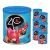 4C Powdered Drink Mix Canister, Fruit Punch 6 Pack, 9
