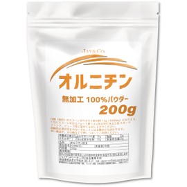 JAY&CO. 無加工100％ オルニチン パウダー (200g)