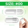 AngtaiJN Empty Vegan Capsules, 00 (1000 Pieces), Empty Capsules for