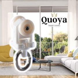 QUOYA Smart Electric Curtain Track- Extra Runners(Gliders) (FOR MODEL AT5810 and QL600 ONLY) (NOT COMPATIBLE WITH QL500))