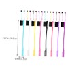 Healeved 24pcs Double-ended Eyebrow Grooming Tool Fine Bristles Hairline Combs