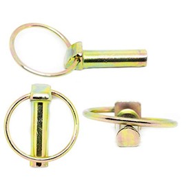 4.5mm x 42mm Linch Pin Trailer Lorry Tractor Ring Clip (Pack of 4)