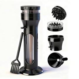 Molinillo de especias de cocina 2 en 1 y cargador de condimentos, molinillo y rodillo de carga de cono, molinillo portátil y llenador de cono para tamaño rey – Molinillo manual portátil de aleación de