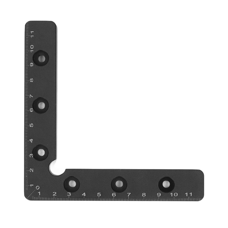 2Pcs Positioning Square 120mm 90 Degree Clamp Metric Scale Tool