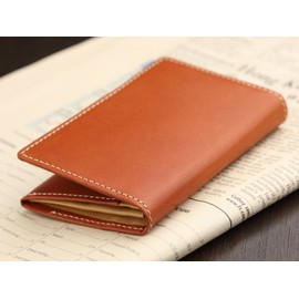 Avies Business Card Holder, Made in Japan Tochigi Leather, Cowhide Leather, Made in Japan, orange