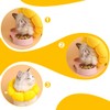 OUDQFCJ 1 x Adjustable Soft Flowers Cat Recovery Collar Cone
