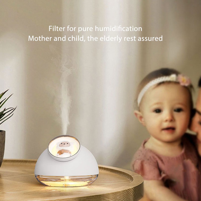 Tabletop Aromatherapy Humidifier Rechargeable Large Capacity Aroma Humidifier for Bedroom