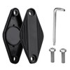 Waterproof Bicycle Mount for AirTag, Hidden Under the Bottle Holder,