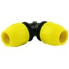 HOME-FLEX Underground IPS Yellow Poly Gas Pipe 90 Degree Elbow