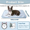 YOFANG 40"×28" Cooling Mat for Large Dogs,Self Cooling Q-Max>0.5 Crate