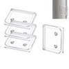 UtySty 4 Pack Shower Curtain Liner Clips Shower Splash Guard
