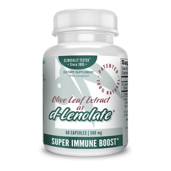East Park Olive Leaf Extract (OLE) Super Strength d-Lenolate 500mg