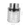 Mobestech Hand Soap Dispenser with Pump Elegant Diamond Patterned Refillable