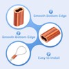 sourcing map Copper Duplex Oval Crimping Sleeve 1/16"(1.5mm) Cable Ferrule