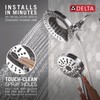 Delta 6-Setting In2ition 2-in-1 Dual Shower Head with Handheld High