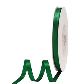 VATIN Solid Color Double Faced Forest Green Satin Ribbon 1/4" Wide 50-Yards Long Perfect for Wedding Decor, Crafts, Bow Making, Sewing, Gift Package Wrapping and Other Projects